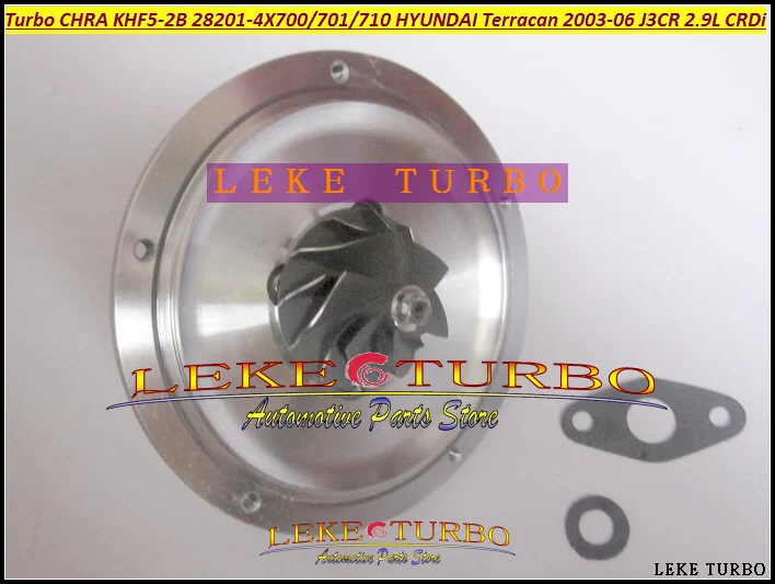 Turbo Cartridge CHRA RHF5-2B KHF5-2B 28201-4X700 28201-4X701 28201-4X710 Turbocharger For HYUNDAI Terracan 2003-06 J3 J3CR 2.9L CRDi (5)