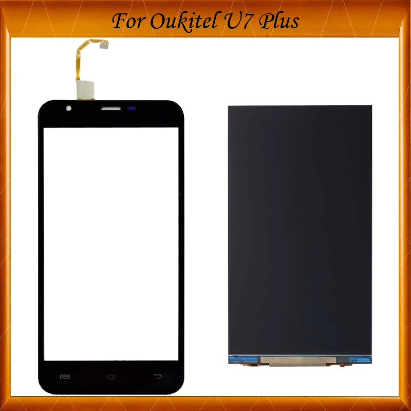 100% хорошо работает для Oukitel U7 Plus ЖК дисплей + сенсорный экран дигитайзер