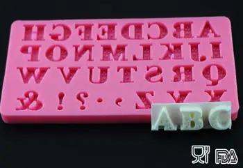 

New Arrival 1 pc advita alphabet silicone mold fondant tool lace diy kitchen bakeware fashion cake decorating