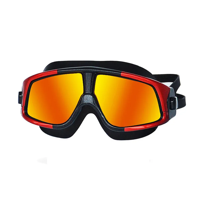 New Professional Anti-Fog UV Protection Adjustable Swimming Goggles Men Women Waterproof HD plating glasses adult Eyewear #3J10 (5)