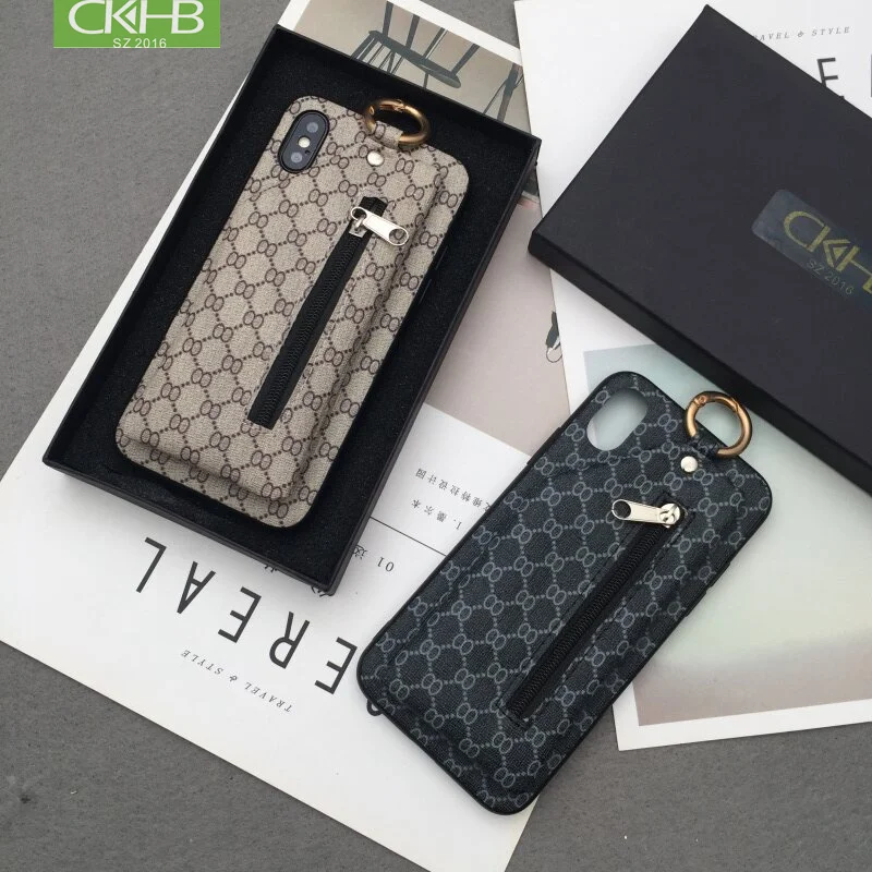 

CKHB Back Cover Case For iPhone X Xs Max Case Retro Coin Wallet Phone Case Cover For iPhone X 8 Plus 6 6S Plus Coque