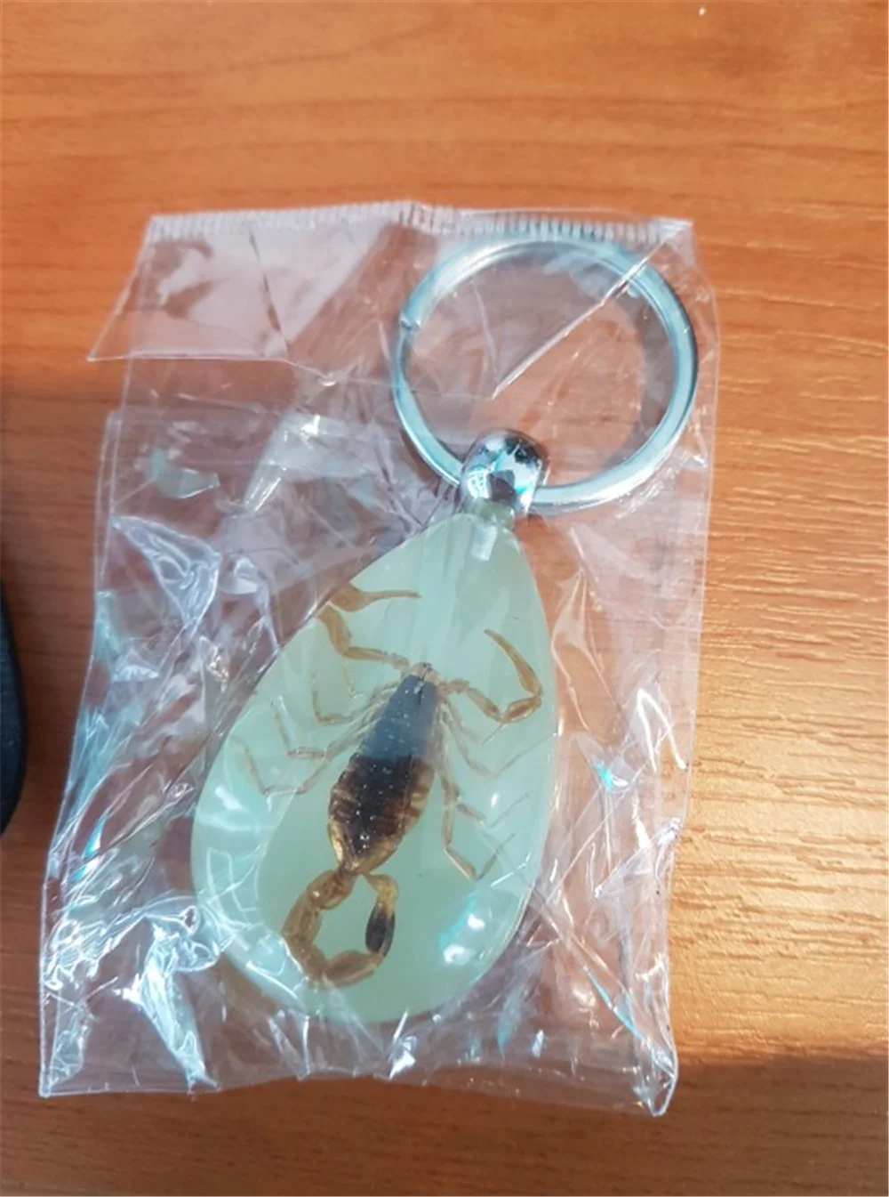 Car motorcycle light insect keychain scorpion key ring for Honda Jade FCV Crider NSX-GT N-One GEAR FCEV