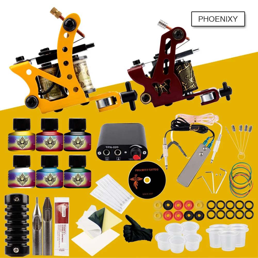 Buy Completed Tattoo Kit 6 Color Tattoo Ink Set 2