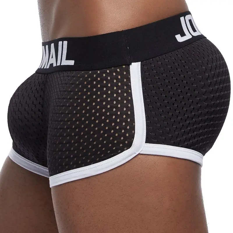 Сексуальное мужское нижнее белье JOCKMAIL боксеры из дышащей сетки с мягкой