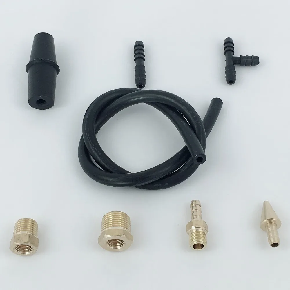 VicTsing Fuel Pump & Vacuum Tester Carburetor Valve Pressure Tester Gauge Kit Car Truck Diagnostic Tool 10PSI                    (5)