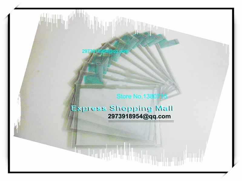 

New touch screen glass V708 V708-POW2 glass panel for repair