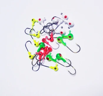 

5 pcs multicolour jig head lifelike lure fishing hook hook jig sea fishing hooks 2g 3.5g 5g ami da pesca mare FH44