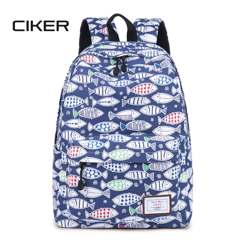 

CIKER Fashion women canvas backpack female rucksack printing backpacks for teenage girls casual travel bags mochilas sac a dos