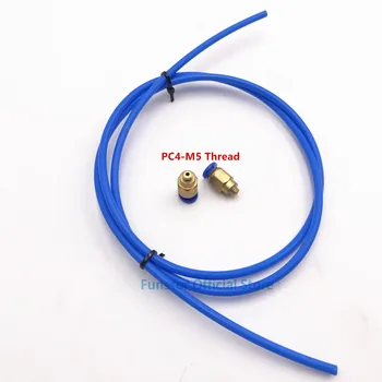 

Funssor 1.75mm filament High Quality PTFE Tube Blue Color Teflon PiPe For J-head hotend Bowden Extruder ID 1.9mm OD4mm