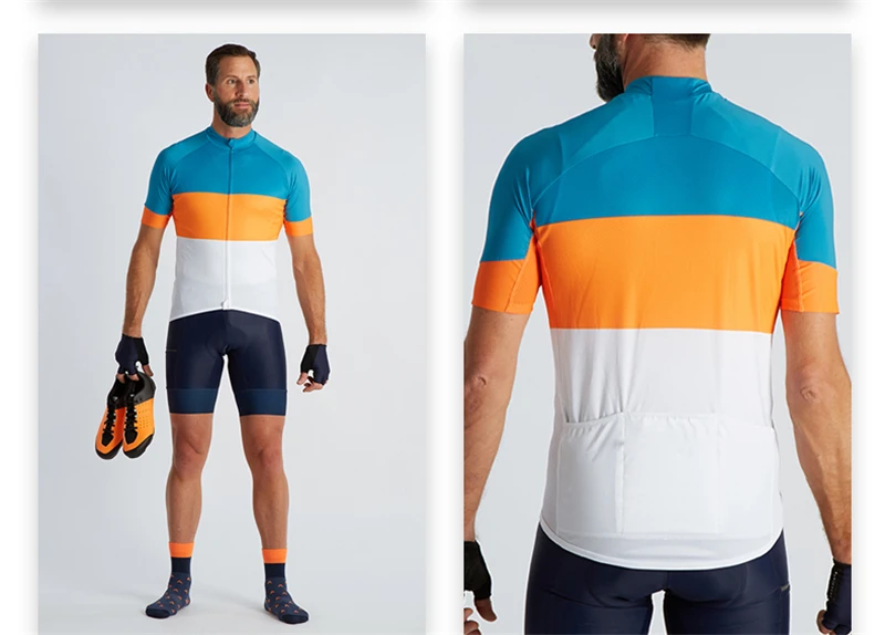 Мужская одежда Pro Team Лето Велоспорт Джерси дышащий Ropa Ciclismo Hombre триатлонный обтягивающий костюм короткий рукав велосипедная форма