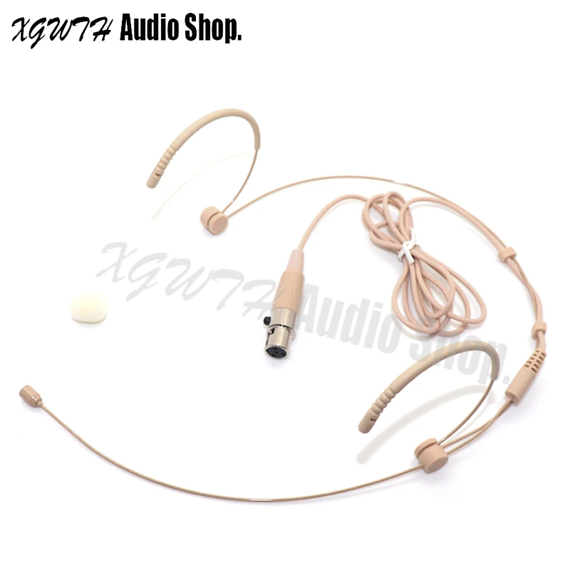 Двойные наушники головной микрофон совместим с Shure Беспроводной Системы
