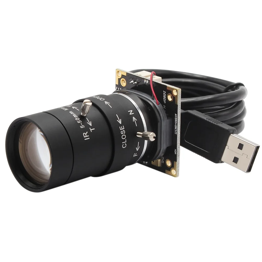 3MP WDR USB камера с динамическим диапазоном до 100 дБ UVC OTG веб модуль 5 50 мм ручным