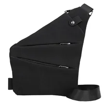 Мужская сумка на грудь дорожная кожаная на молнии Повседневная кожаная сумка через плечо мужская Homme Bolsas