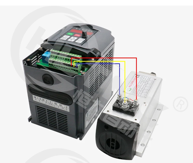 cnc 1.5kw мотор шпинделя с воздушным охлаждением ЧПУ+ 110 В/220 В Инвертор+ er11 цанговый квадратный фрезерный станок шпиндель