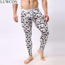 LUWCON, Осень-зима, теплые мужские кальсоны, тонкие, Модальные, мужские, теплые, термобелье, кальсоны для мужчин, термо кальсоны