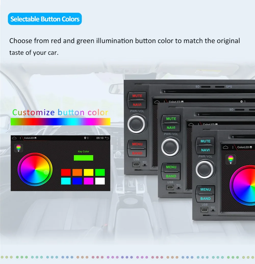 Cheap Bosion Pure Android 9.0 Car DVD GPS Navi Player Stereo Radio Audio 4G For Ford Mondeo Focus 2 S C Max Fiesta Galaxy Connect SWC 25