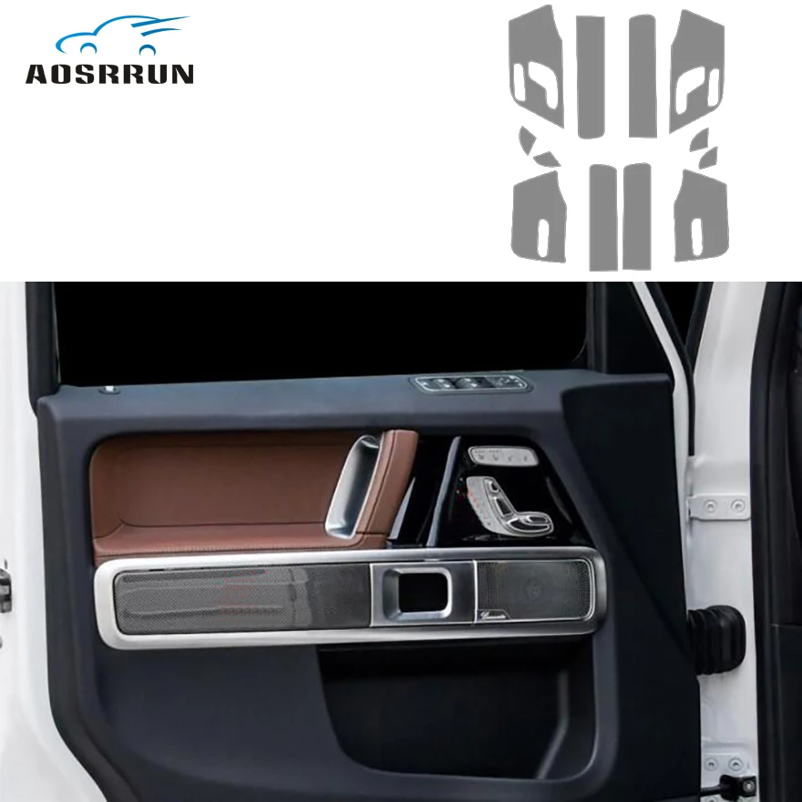 

For Mercedes-Benz G-Class G500 2019 TPU transparent protective film Door panel film Car Accessories
