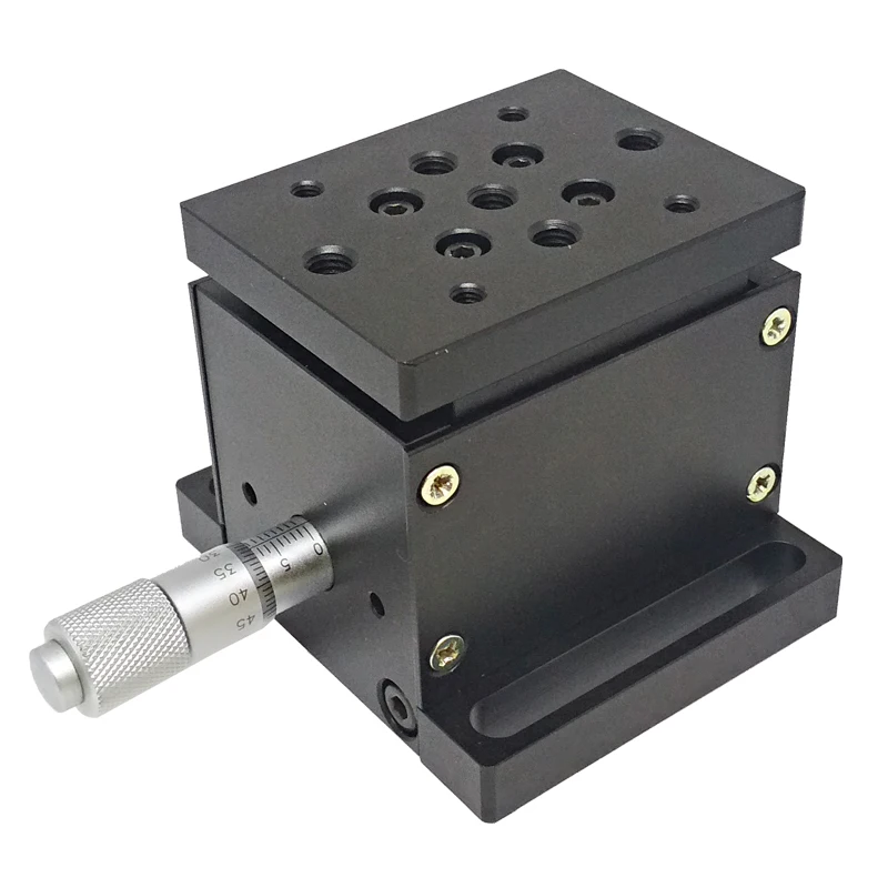 PT-SD404 Precise Manual Lift, Z-axis Manual Lab Jack, Elevator, Optical Sliding Lift, 5mm Travel linear table