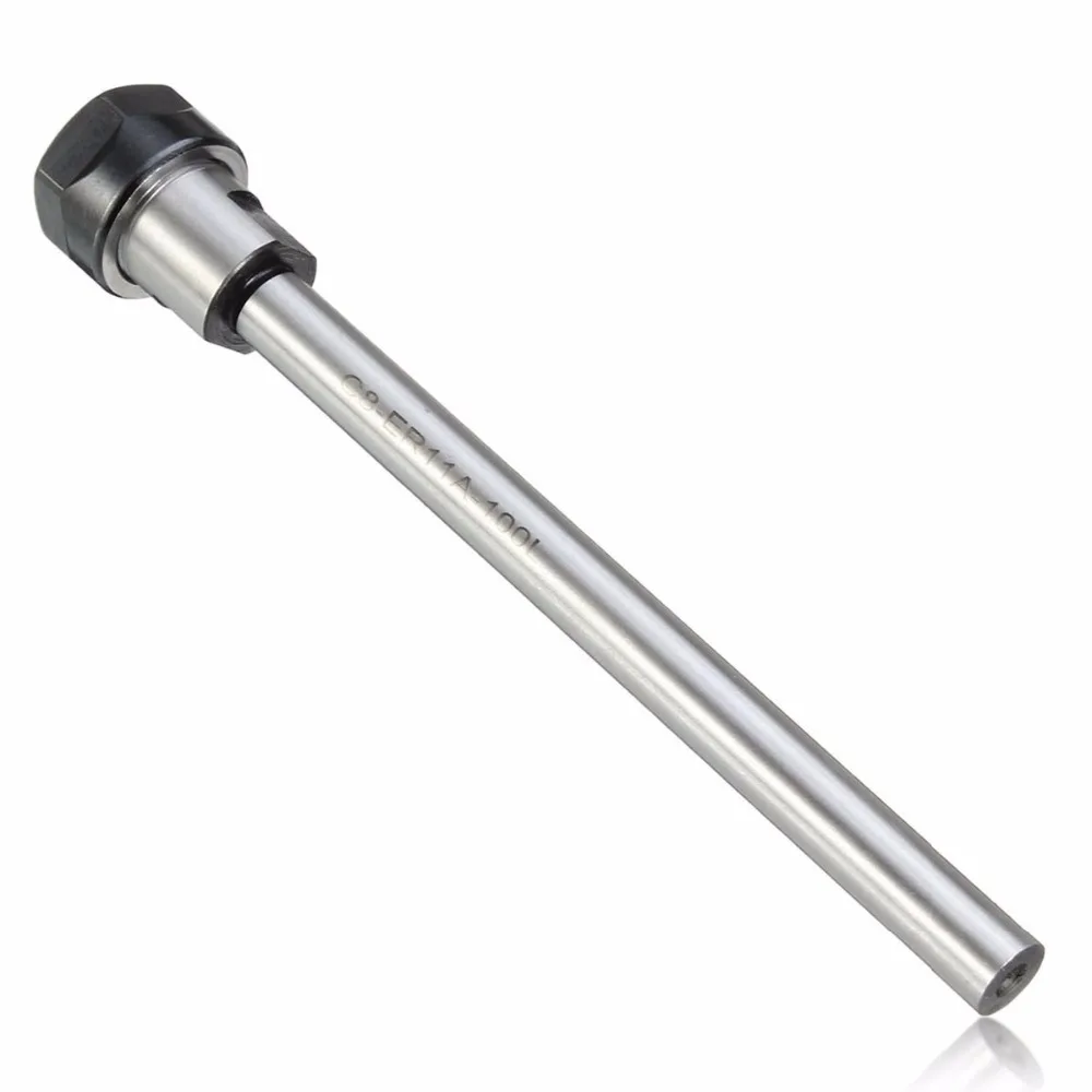 

C8 ER8 C8 ER11 A/M 100L 150L deep processing CNC straight shank extension rod 8MM arbor collet chuck for CNC milling cutter