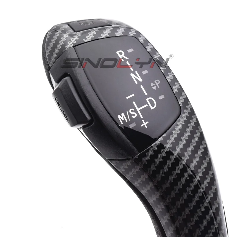 Дешево Светодиодная ручка переключения передач рычаг переключения передач для BMW 1 3 5 6 серии E90 E60 E46 2D 4D E39 E53 E92 E87 E93 E83 X3 E89 Автоматический аксессуары