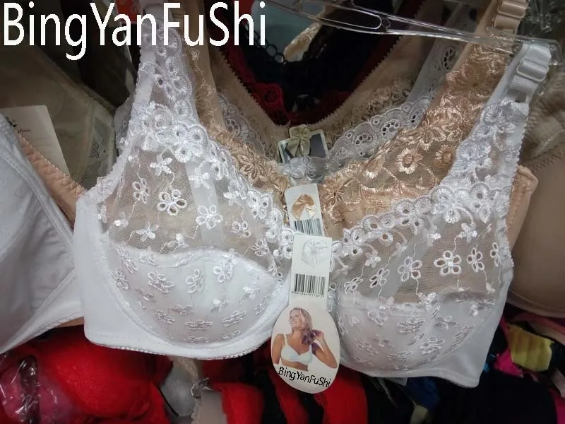 Женский кружевной бюстгальтер без косточек размеры 32 44|soutien gorge|plus size bhbralette plus |