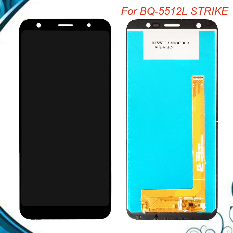 5 45 ''для BQ Mobile 5512L Strike Forward BQ5512L BQ-5512L ЖК-дисплей + сенсорный экран дигитайзер