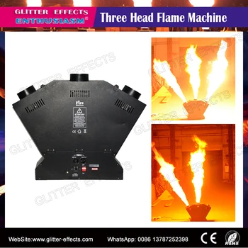 

DJ Stage multi jet fire Effect triple head spray sculpt flame projector for disco party night club