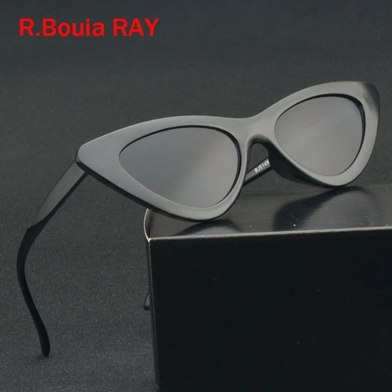 

Sunglasses Cat's Eye Women Small Size Vintage Retro Black Cat Eye Sun Glasses for Female Protection Decoration