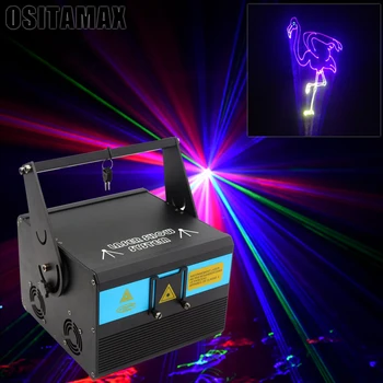 

Play128 RGB Laser Lighting DMX512 With show Software RGB 1W/2W Laser light disco effect laser shows 24CH dmx control laser