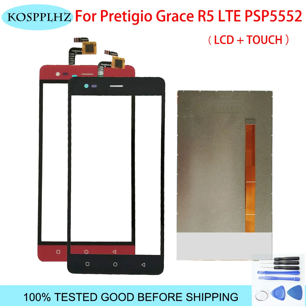 KOSPPLHZ 5 дюймов для Prestigio Grace R5 LTE PSP5552DUO PSP5552 DUO PSP 5552 ЖК дисплей + дигитайзер с