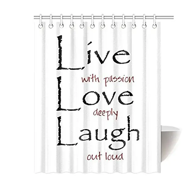 Memory Home Saying Live Laugh Love Quotes Art for Home Bathroom Shower
