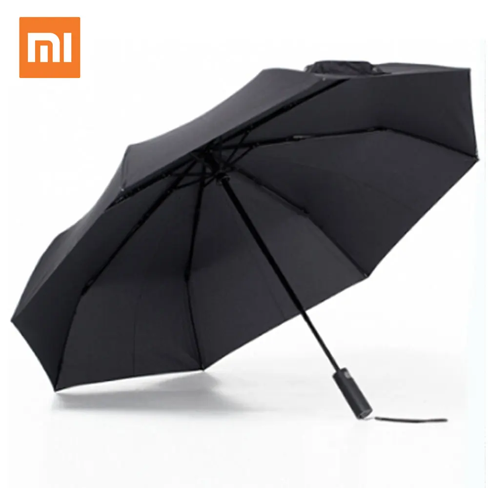 Xiaomi mi jia автоматический Дождливый Зонтик Солнечный дождливый летний алюминиевый ветрозащитный водонепроницаемый УФ зонтик солнцезащитный козырек для мужчин и женщин