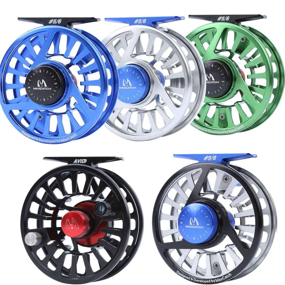Maximumcatch 4 Colors 5/6WT Fly Reel CNC Machined Aluminium Micro