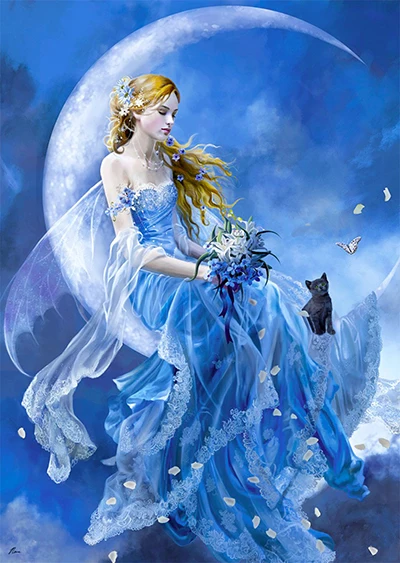 SAM-063 BLUE MOON ANGEL 50X65CM 45-60xiao