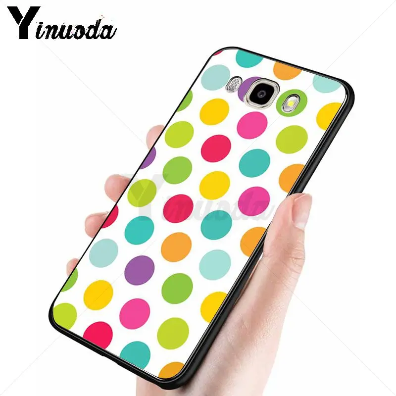 Red Black Gold Polka dots Dot
