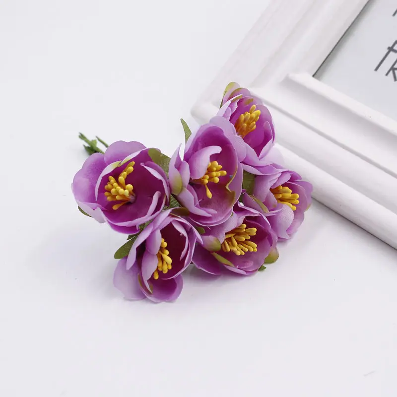 18 Silk Stamens Artificial Daisy Flower Wreath Decorative Flower Fake Flower Handmade Flower