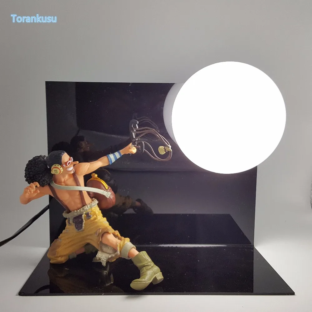 One Piece Action Figure Usopp Skill DIY Led Light Display Toy 200mm Anime Collectible Model DIY102 | Игрушки и хобби