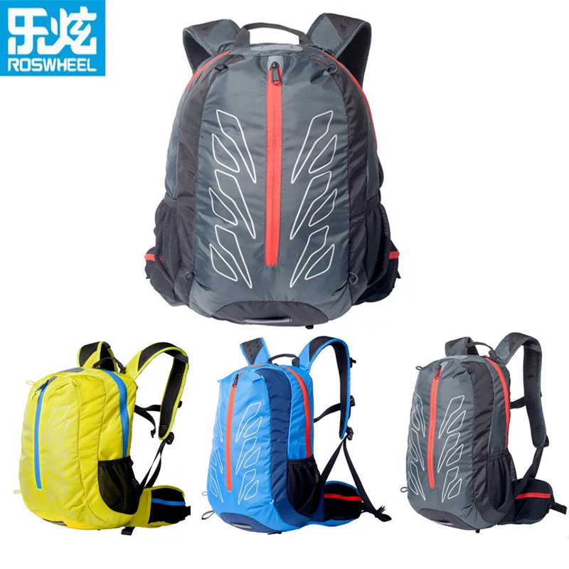 

ROSWHEEL Multi Outdoor Cycing Bags Backpack 15L High capacity Water Proof Hiking Racing MTB Climbing black bike Bags 3Color