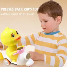 ABS детская мультяшная кукла нажимающая сила утка мотоцикл сжимаемая игрушка для детей без запаха и стойкая к падению Забавная детская игрушка