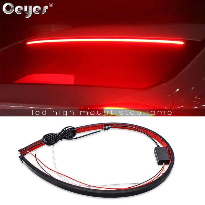 Ceyes 90cm Car Accessories Styling Brake Lamp Auto Flexible Universal LED High Mount Stop Rear Tail Warning Light For Bmw E90 X5 Ceyes 90cm Car Accessories Styling Brake Lamp Auto Flexible Universal LED High Mount Stop Rear Tail Warning Light For Bmw E90 X5