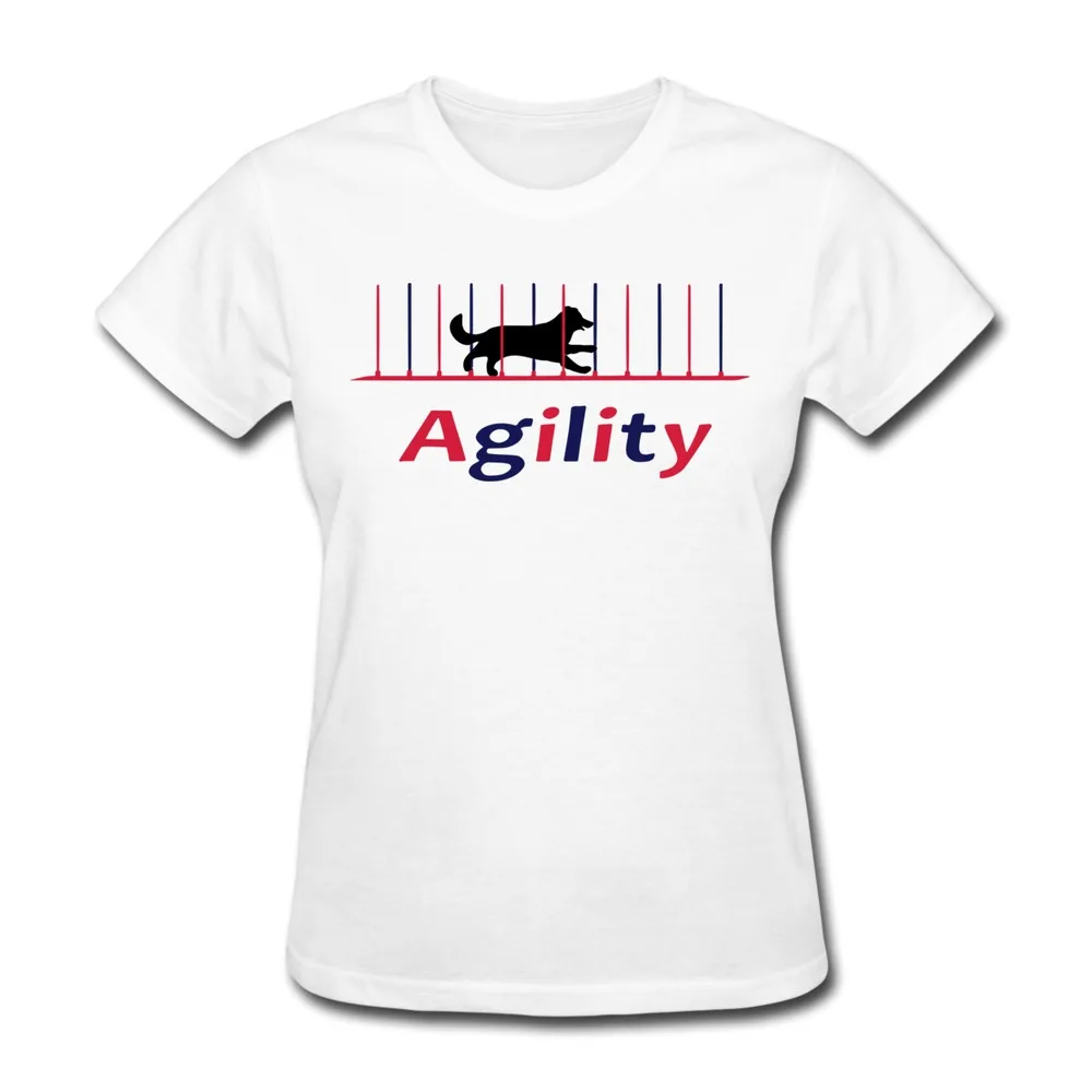 Solid T Shirt Women agility slalom Cool Picture Shirts | Женская одежда