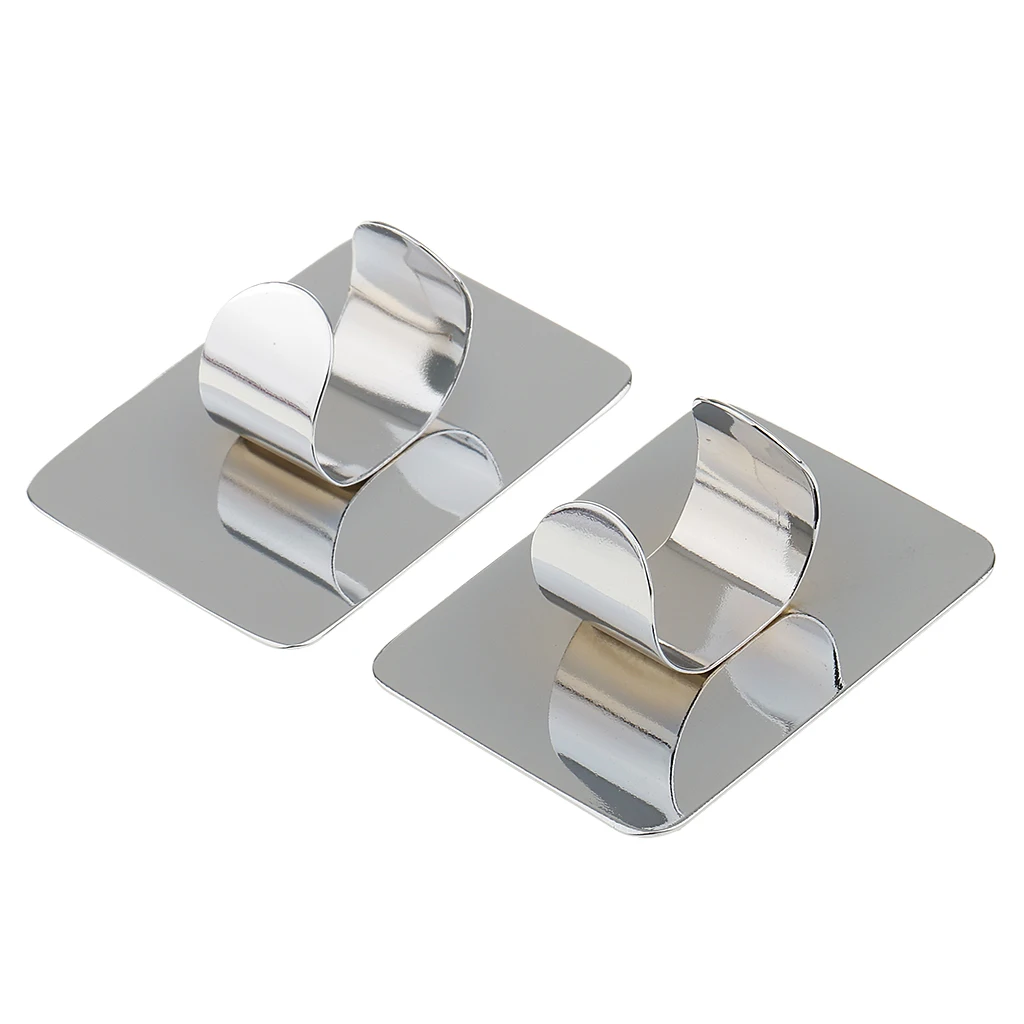 2pcs Nail Art Palette Ring Stainless Steel Pallet Professional Nail DIY Art Design Paint Color Mixing Palette Metal Tool