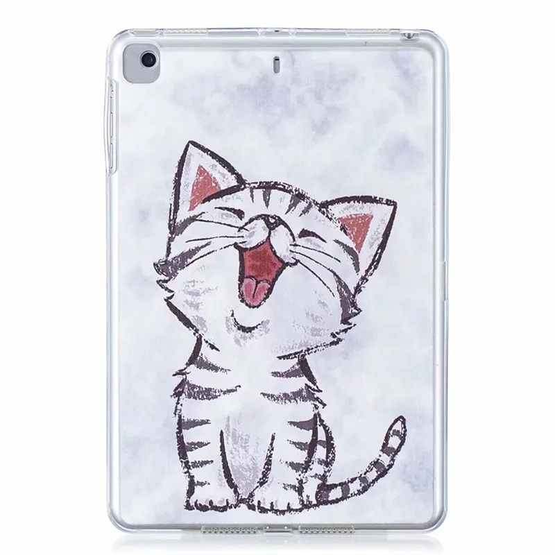 Чехол для планшета Funda Mini 2 мягкий мультяшный чехол из ТПУ с принтом милого кота