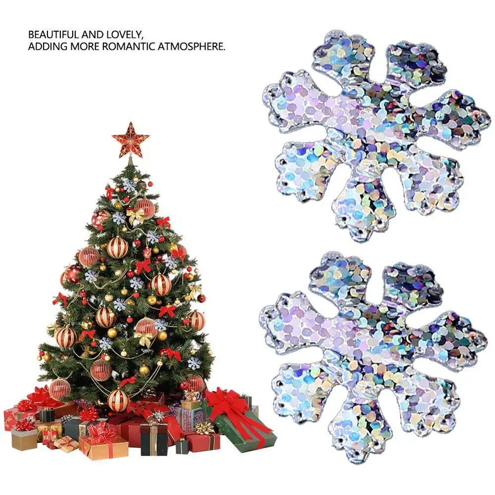 

500PCS Christmas Symbolic White Snowflake Confetti Party Supplies Decoration 1525mm