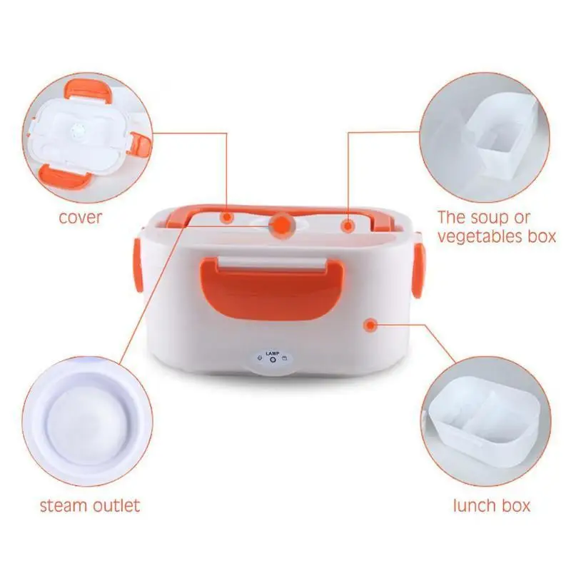 PTC электрическое отопление Коробки для обедов Портативный Еда Класс контейнер