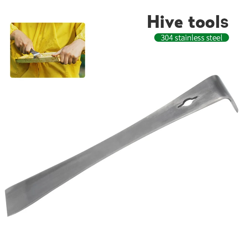 

Brand Stainless Steel Curved Hook Beekeeping Tools Suitable for Honey Scraper Clean Hive Tools Honeycomb Gardening