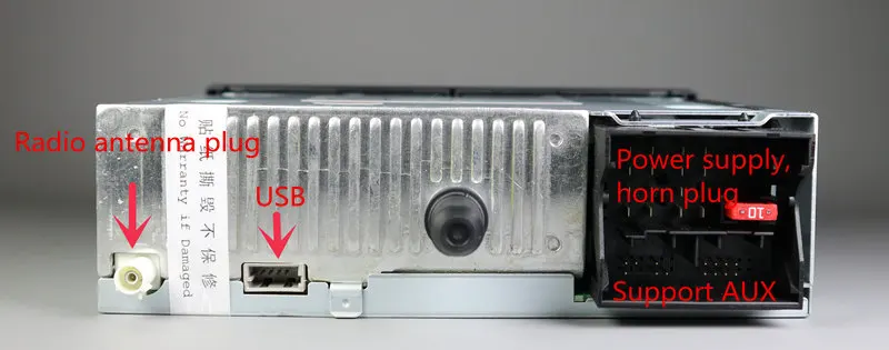 Ceny Odtwarzacz CD RD43 z funkcją USB AUX dla Peugeot 206 207 307 508 Citroen C2 C4 C5 C6 zamiast odtwarzacza RD4