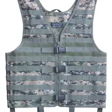 Тактический Жилет для страйкбола военный простой Молл жилет черный Тактический бронежилет Военная Тактическая Экипировка