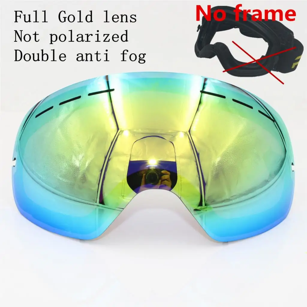 Только линзы 025 024 лыжные очки двухслойные противотуманные поляризованные линзы - Цвет: 3