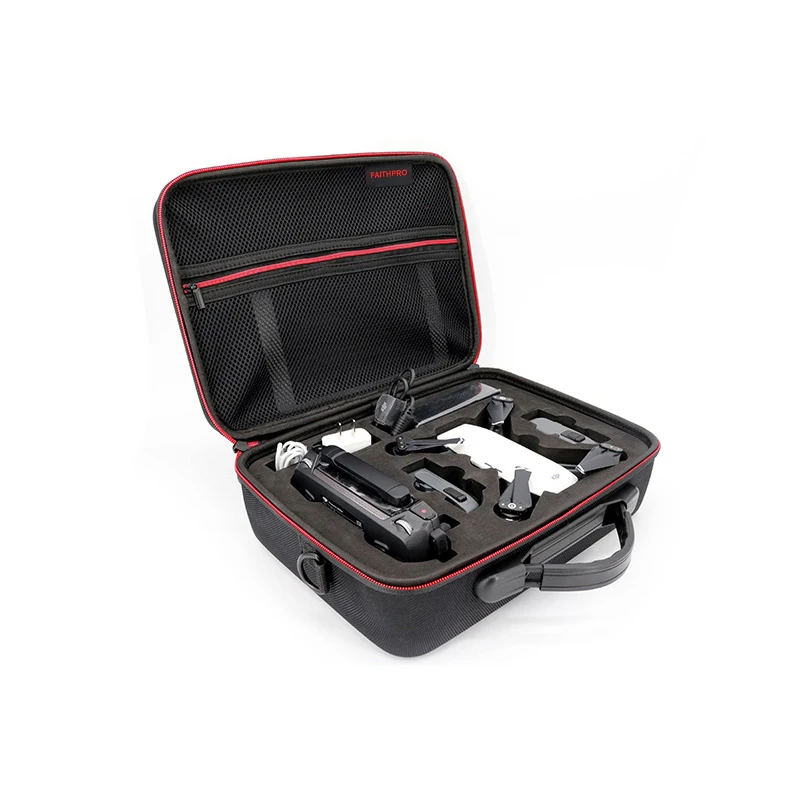 Waterproof Hardshell Handbag Single Shoulder Bag Carry Case Body Remote Control Charger and 2 Batteries for DJI SPARK Drone Accessories 1 (5)